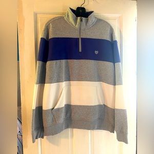 Mens Chaps Sweatshirt 1/4 zip large